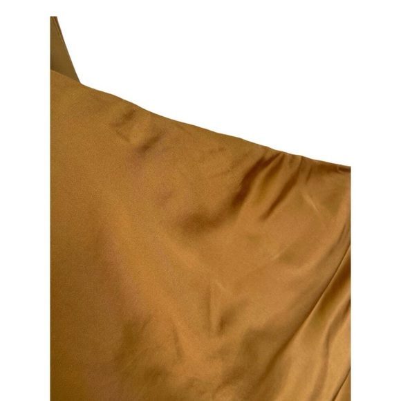 Michael Costello x REVOLVE Mae Gown Maxi Satin One Shoulder Formal Classy Small - Picture 12 of 12